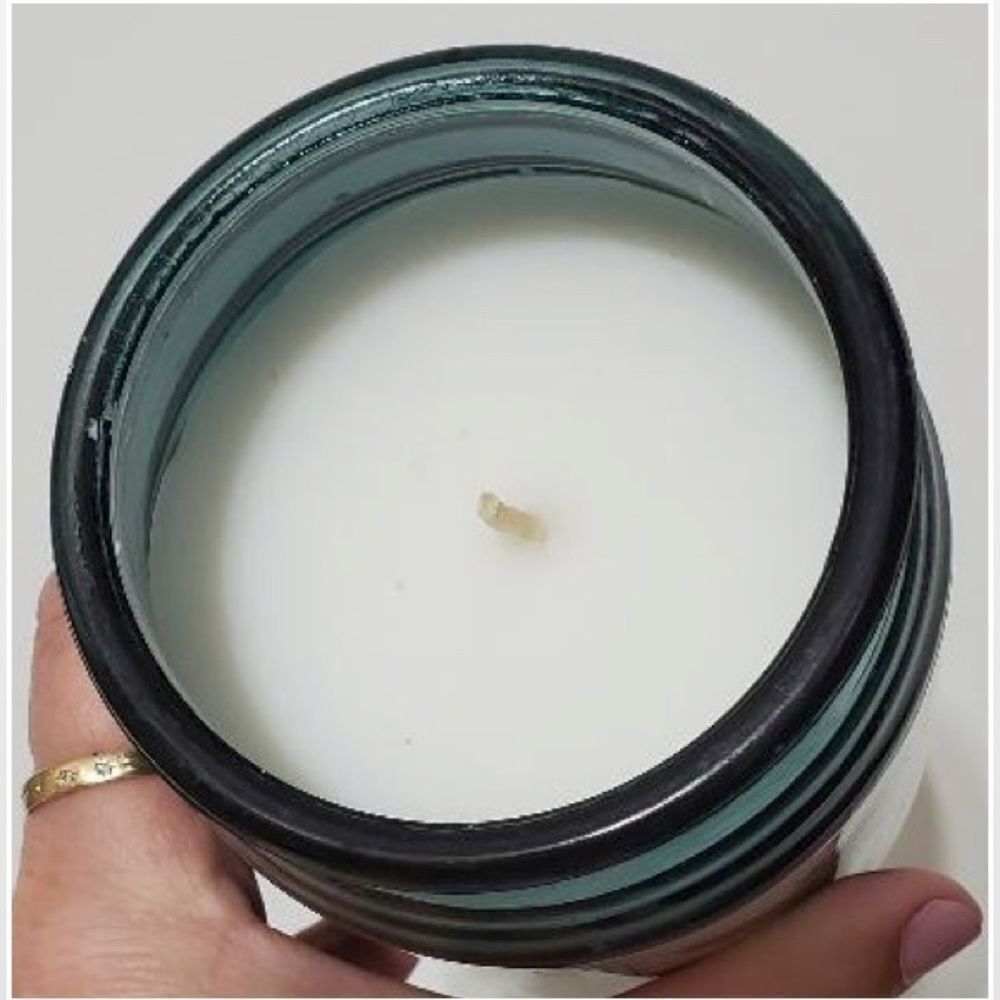 New Ashland Candle Jar Home Green Christmas Pine Scent Wax Glass Holiday NWT - Picture 10 of 13